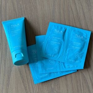 Tula the cult classic purifying face cleanser and samples